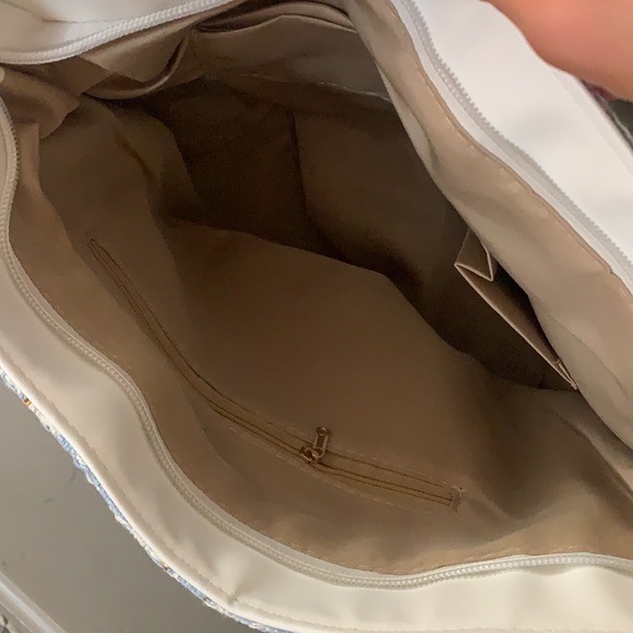 Blue tweed tote - Picture 2 of 3